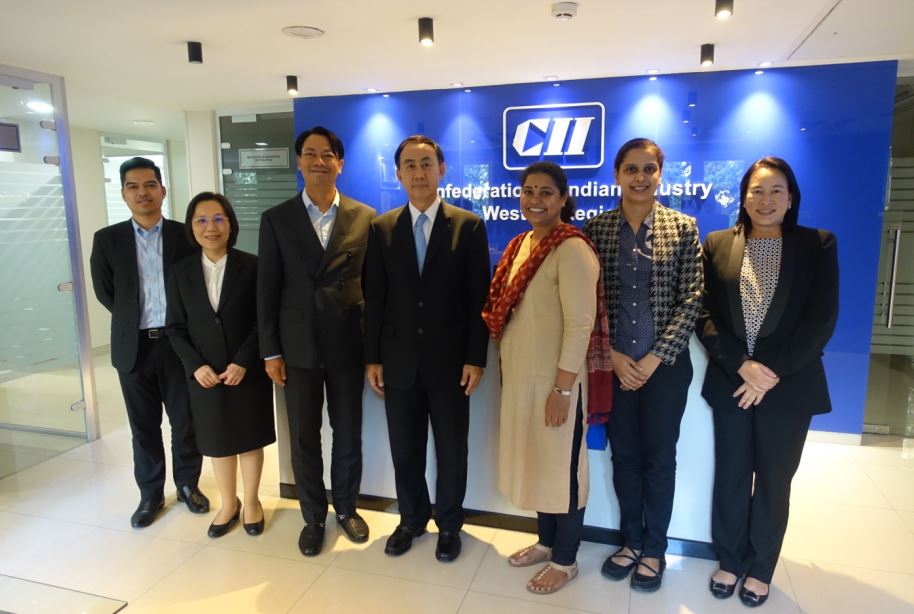 EXIM BANK เข้าพบสมาพันธ์อุตสาหกรรมอินเดียประจำภาคตะวันตก