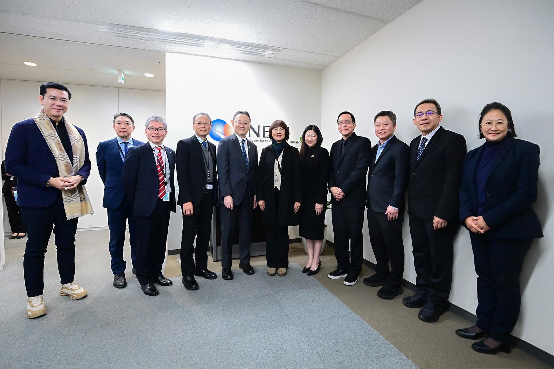 EXIM BANK พบปะ NEXI หารือแนวทางขยายความร่วมมือระยะยาว ส่งเสริมผู้ประกอบการไทย-ญี่ปุ่นสู่ตลาดโลก