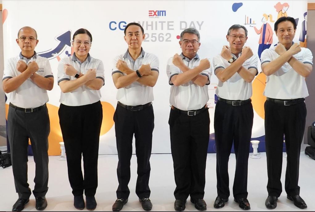 EXIM Thailand Organizes “EXIM White Day 2019” Pledging to Fight Against Corruption