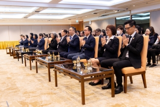 EXIM BANK จัดพิธีเจริญพระพุทธมนต์  ในโอกาสเปิดดำเนินการครบรอบ 32 ปี ก้าวสู่ปีที่ 33