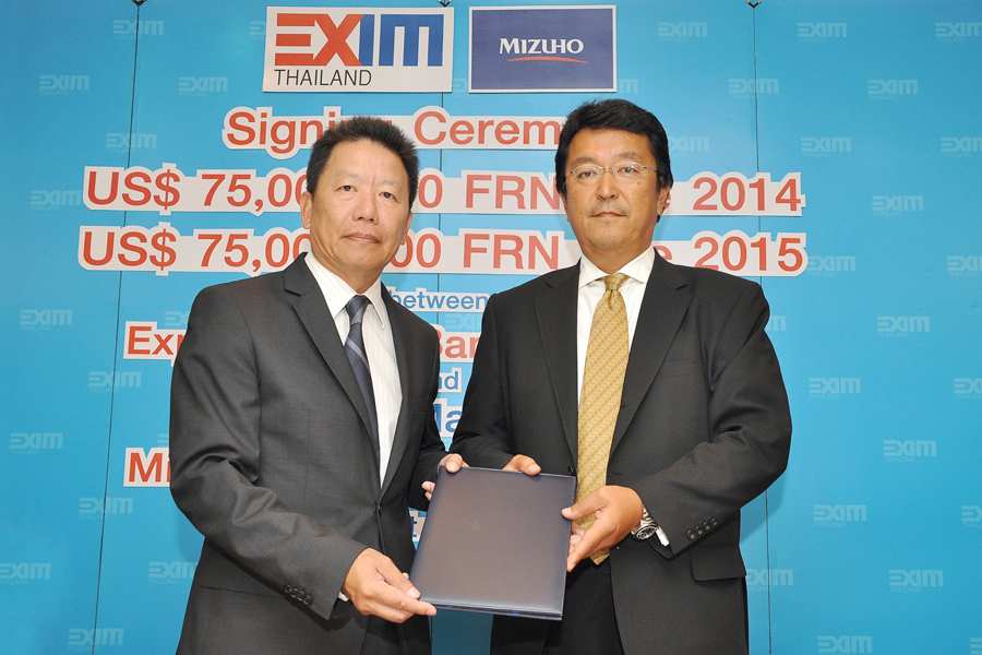 EXIM Thailand Appoints Mizuho as Lead Manager for 150-Million-USD FRNs