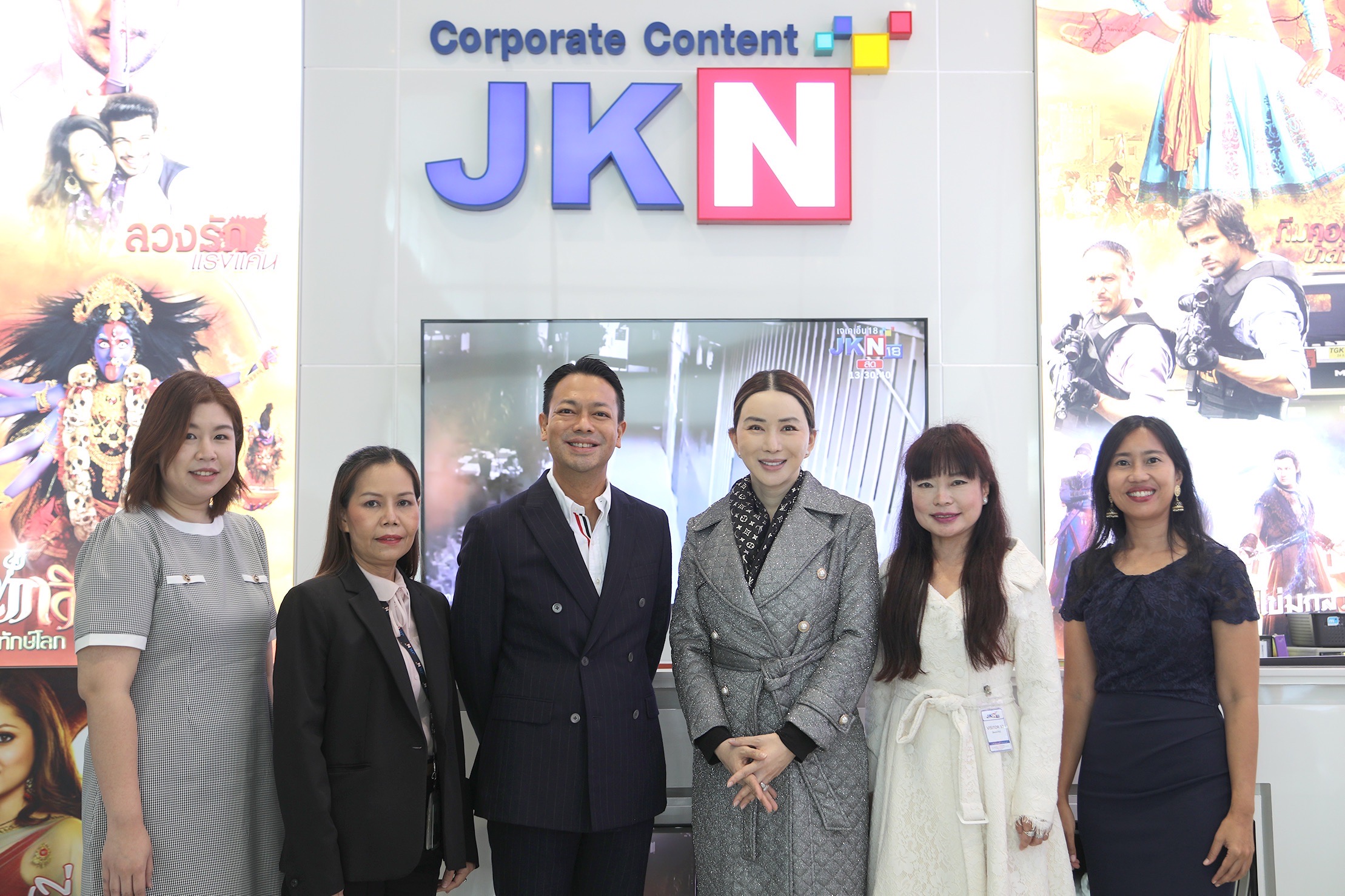 EXIM BANK เยี่ยมชมกิจการผู้ส่งออกและนำเข้าลิขสิทธิ์คอนเทนต์และสถานีข่าวเศรษฐกิจ JKN-CNBC