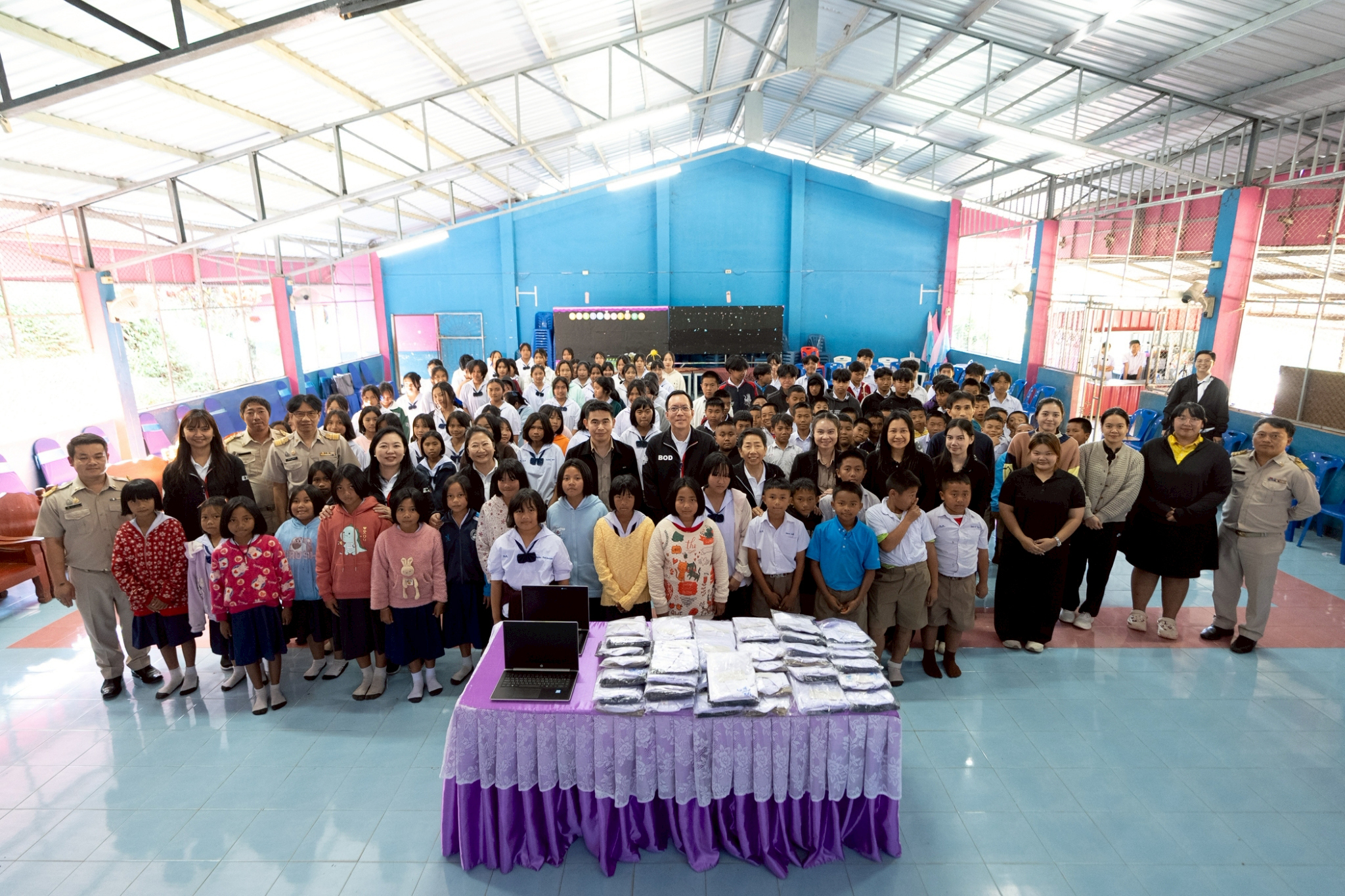 EXIM BANK มอบอุปกรณ์การเรียนการสอนให้แก่โรงเรียนภูคาวิทยาคม อ.ปัว จ.น่าน