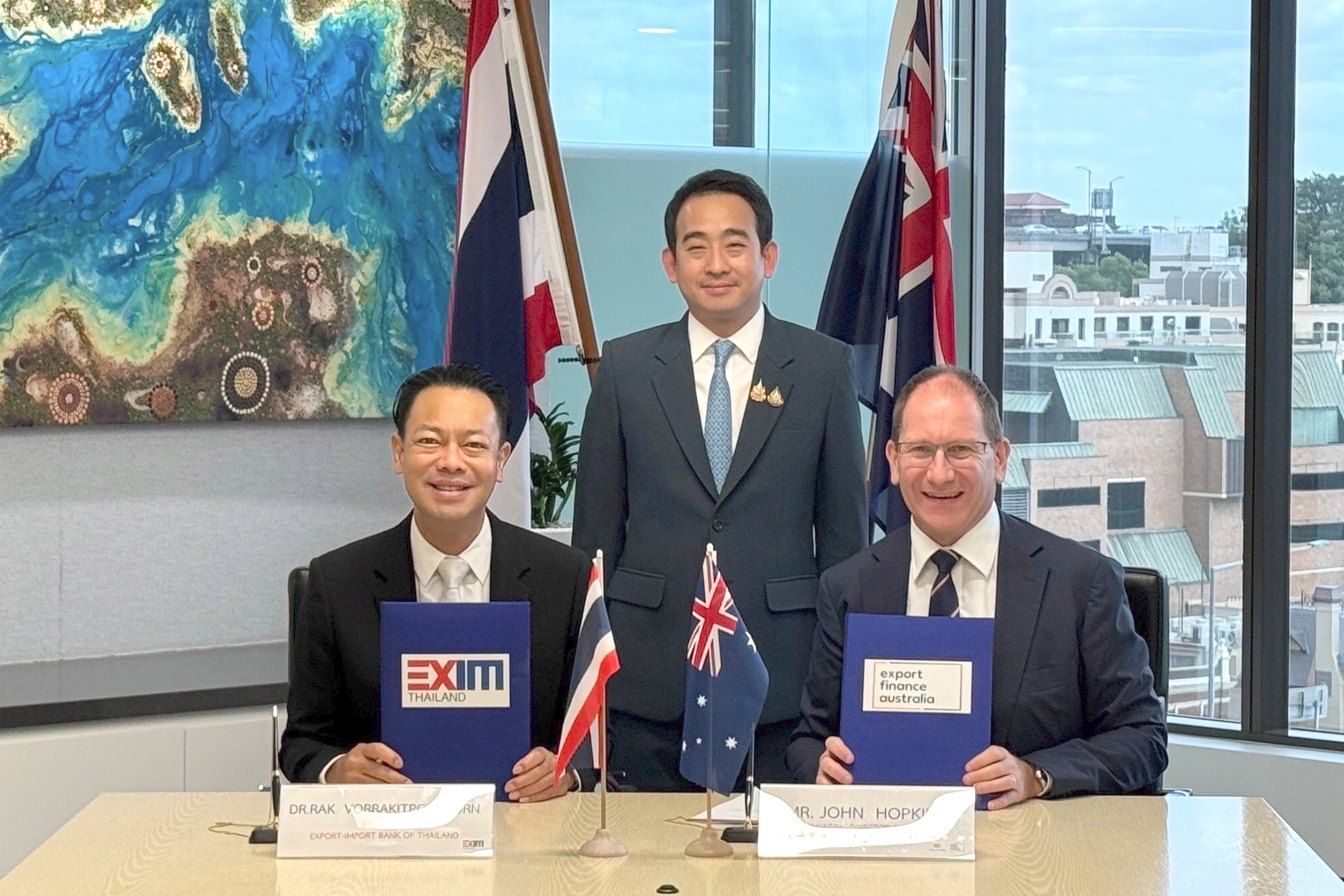 EXIM Thailand Partners with Export Finance Australia to Strengthen Thailand-Australia Competitiveness and Promote Sustainable Development