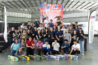 EXIM BANK ร่วมกับสมาคมกีฬาเอ็กซ์ตรีมแห่งประเทศไทย จัดกิจกรรมอบรมกีฬาเอ็กซ์ตรีมเสริมสร้างสุขภาวะพนักงานและครอบครัว