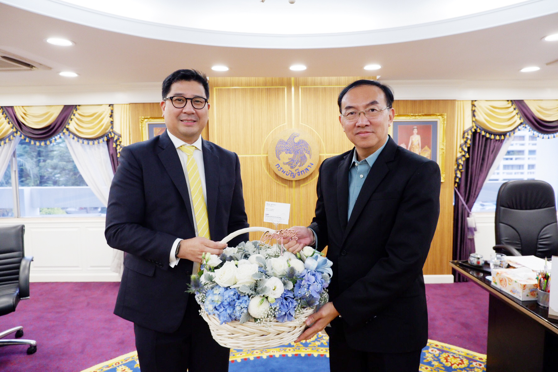 EXIM BANK ร่วมยินดีอธิบดีกรมบัญชีกลาง