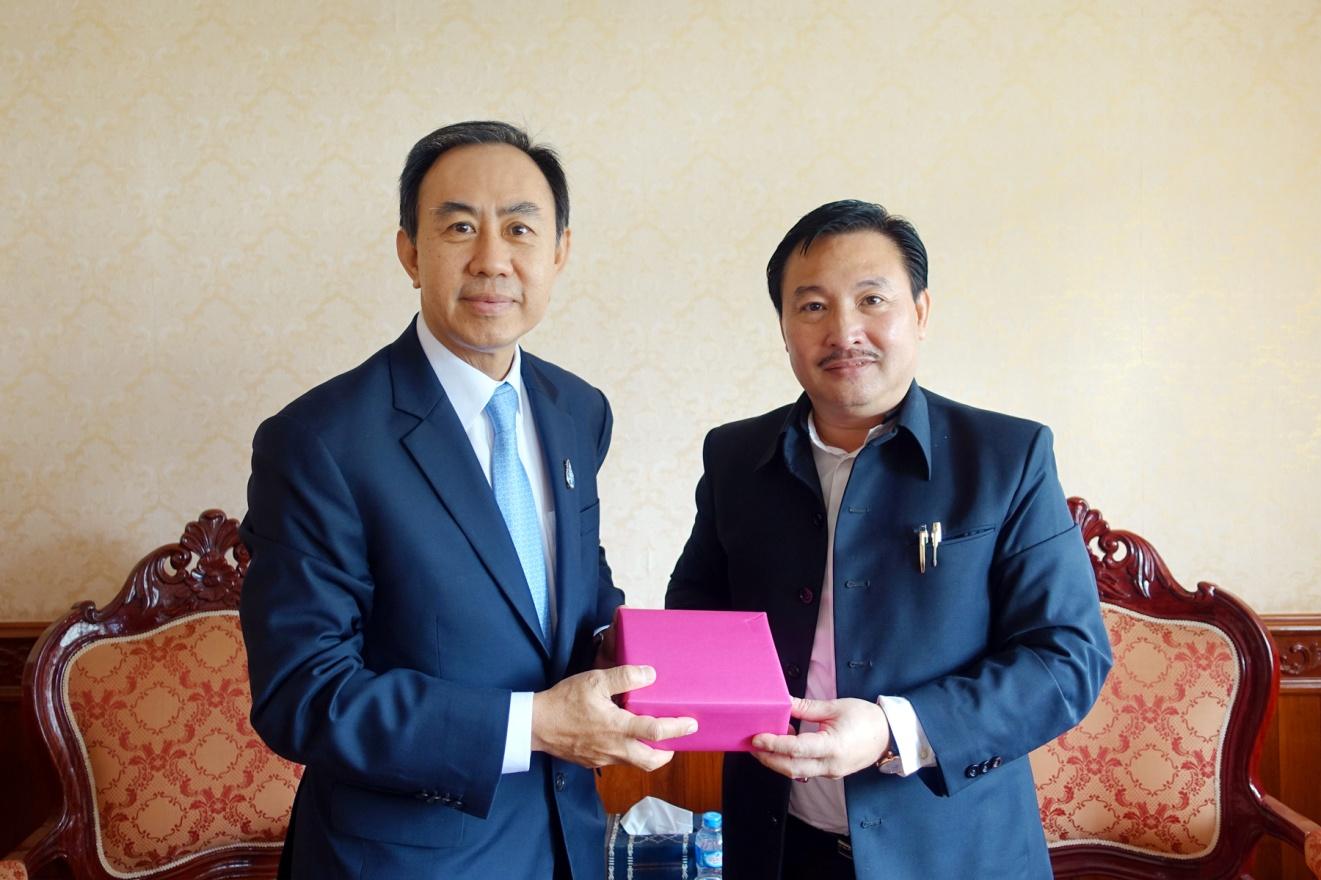 EXIM Thailand Visits Vice Minister of Energy & Mines in Lao PDR