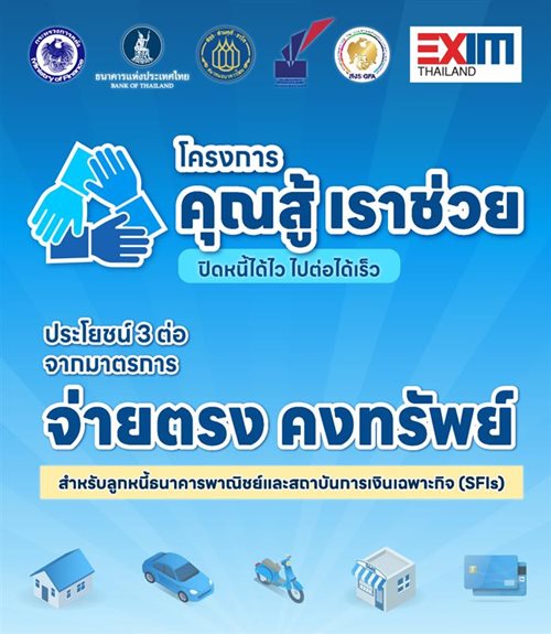แนวทางการให้ความช่วยเหลือลูกหนี้ SMEs โครงการ “คุณสู้ เราช่วย” ตามมาตรการ “จ่ายตรง คงทรัพย์”
