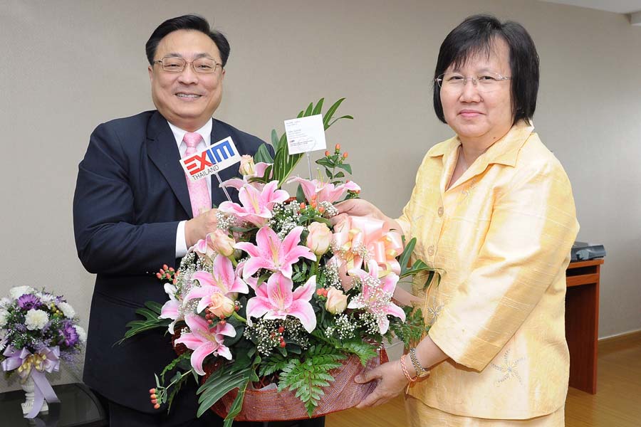 EXIM BANK แสดงความยินดีกับผู้อำนวยการ สคร.