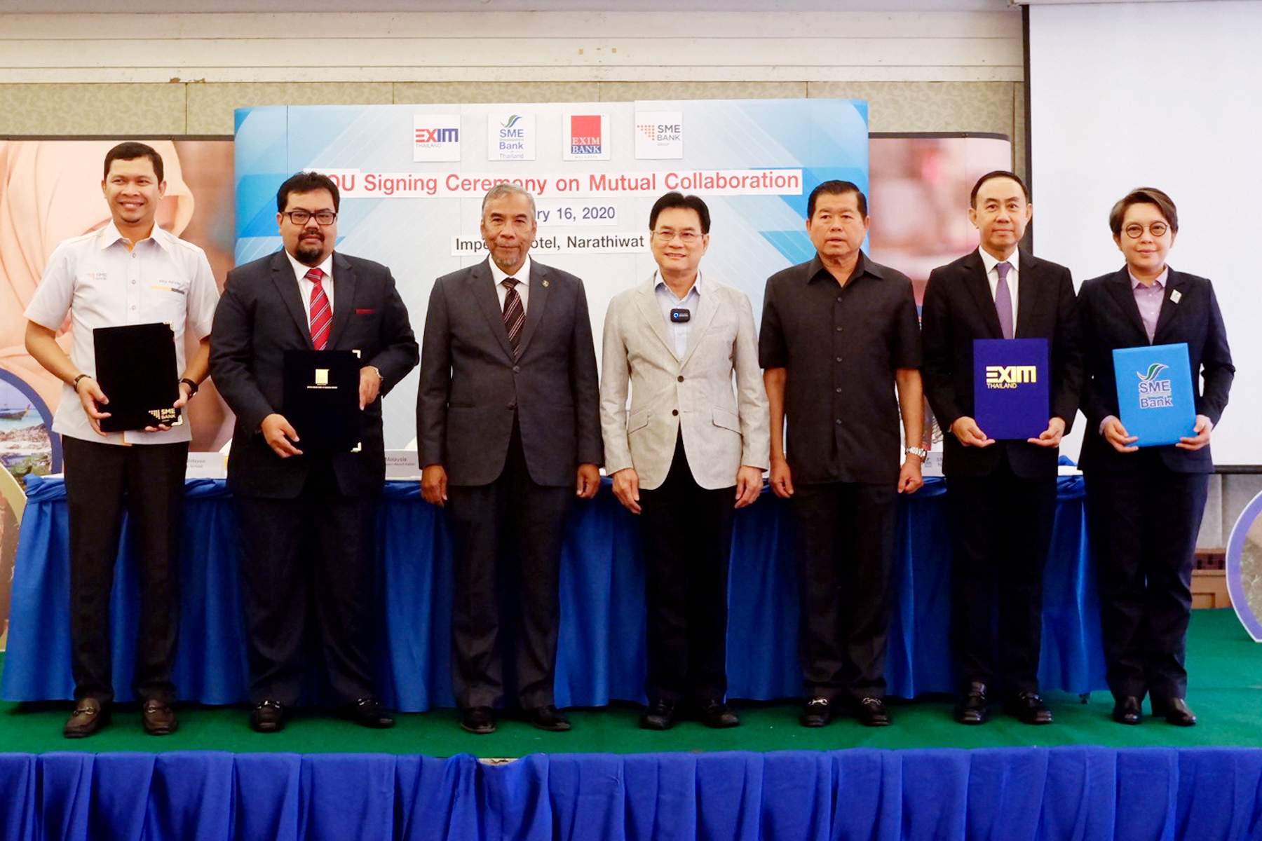 Thailand and Malaysia by EXIM Thailand, SME D Bank, Malaysia EXIM Bank and  SME Bank Malaysia Sign MOUs to Promote Thai-Malaysian Business Capabilities in Global Market Expansion