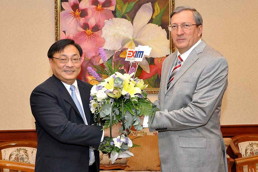EXIM Thailand Pays a Courtesy Call on Newly-appointed Russian Ambassador