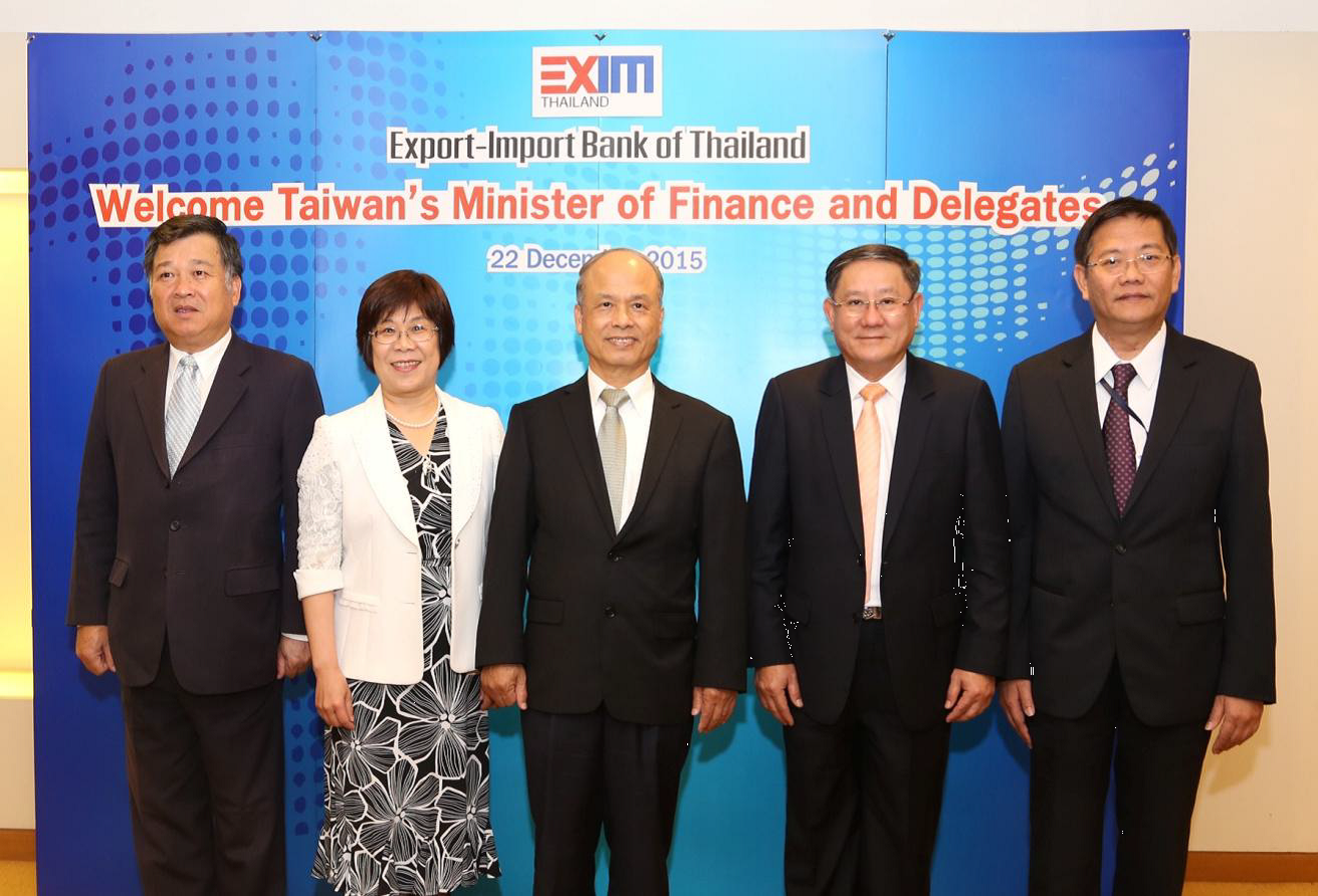 EXIM BANK ต้อนรับรัฐมนตรีว่าการกระทรวงการคลังของไต้หวัน