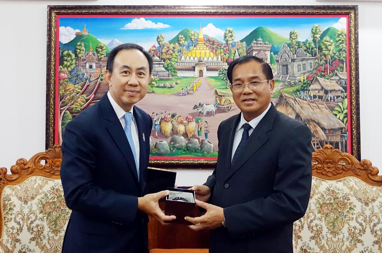 EXIM Thailand Visits Minister of Planning and Investment in Lao PDR