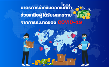 มาตรการเอ็กซิมดอกเบี้ยต่ำช่วยเหลือผู้ได้รับผลกระทบจากการระบาดของ COVID-19