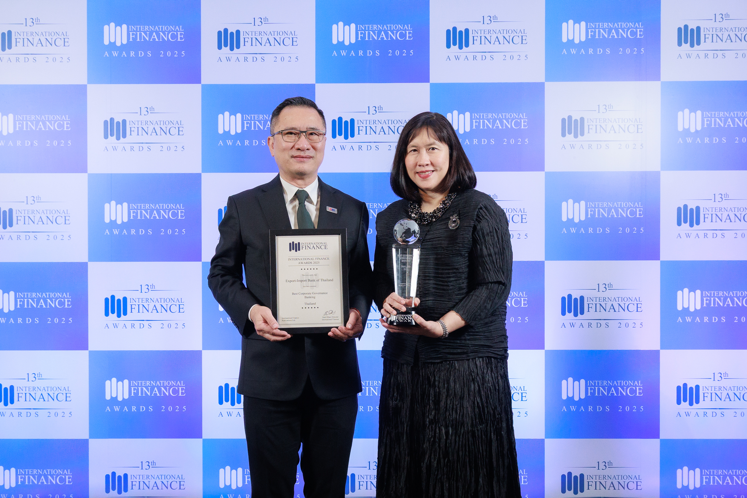 EXIM BANK ได้รับรางวัล International Finance Awards 2025 สาขา “Best Corporate Governance Banking - Thailand 2025”