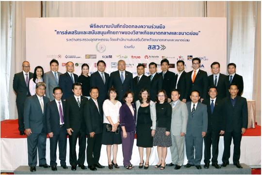 EXIM BANK จับมือ สสว. สถาบันการเงิน หน่วยงานรัฐ-เอกชน สมาคม รวม 22 แห่ง สนับสนุนศักยภาพ SMEs ไทย