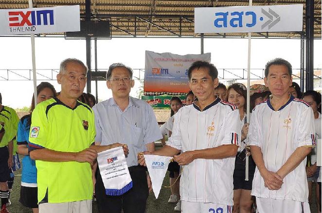 EXIM Thailand and OSMEP Hold Friendship Football Match