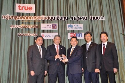 EXIM Thailand, SCB, Krung Thai Bank and UOB Join TRUE Group’s Celebration of 48,940-million-baht Loan Support