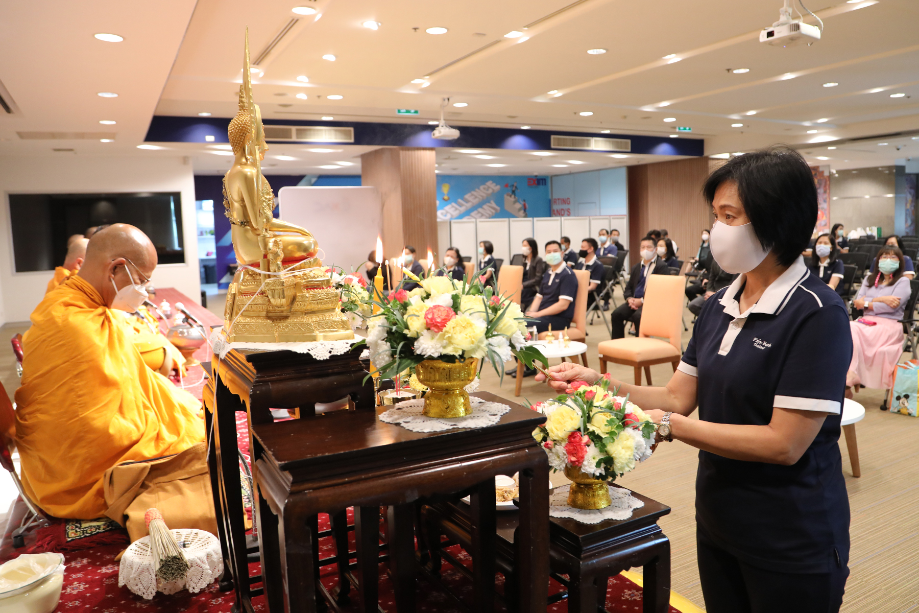 EXIM Thailand Holds Merit-making Ceremony to Mark its 27th Anniversary