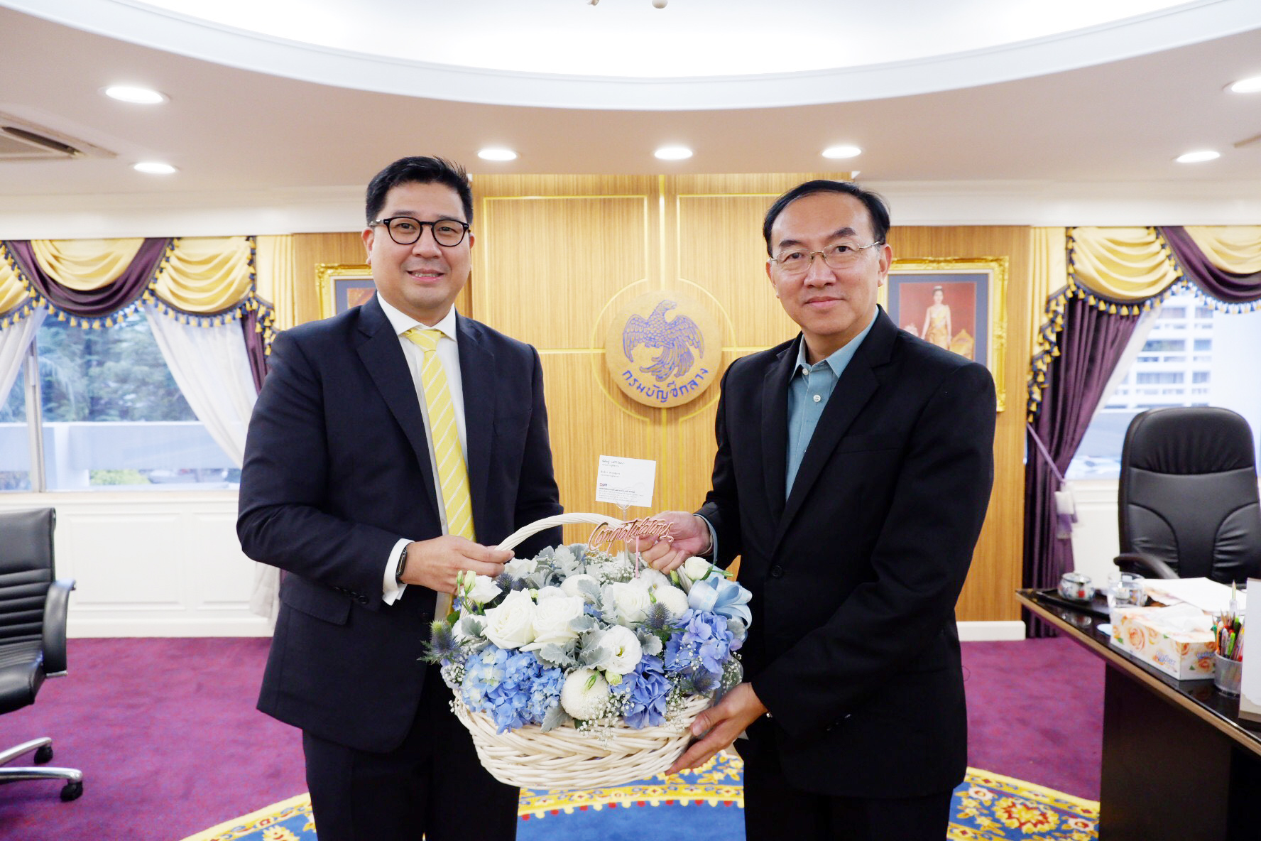 EXIM Thailand Congratulates Director-general of  the Comptroller General’s Department