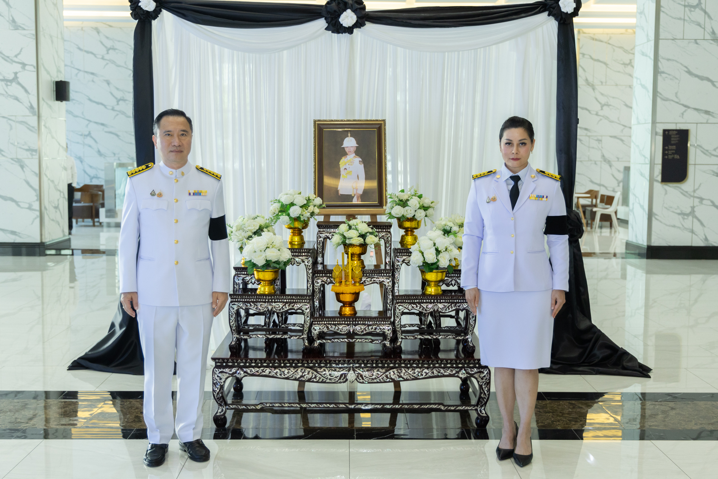 EXIM BANK ร่วมพิธีบำเพ็ญกุศลสัตตมวาร อุทิศถวายแด่สมเด็จพระเจ้าลูกเธอ เจ้าฟ้าพัชรกิติยาภา นเรนทิราเทพยวดี กรมหลวงราชสาริณีสิริพัชร มหาวัชรราชธิดา