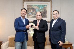 EXIM Thailand Visits FTI to Extend New Year 2024 Greetings