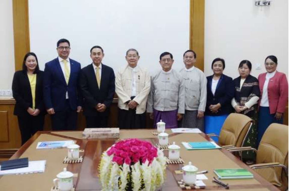 EXIM Thailand Paid a Courtesy Visit to Myanmar’s Minister of Planning and finance