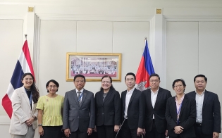 EXIM Thailand Visited Ambassador of Thailand to Cambodia  and Executives of Banks in Phnom Penh, Kingdom of Cambodia