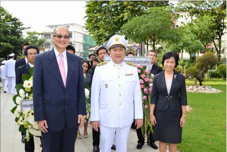 ธสน. ร่วมพิธีวางพวงมาลาถวายบังคมพระบรมราชานุสาวรีย์พระบาทสมเด็จพระจุลจอมเกล้าเจ้าอยู่หัว